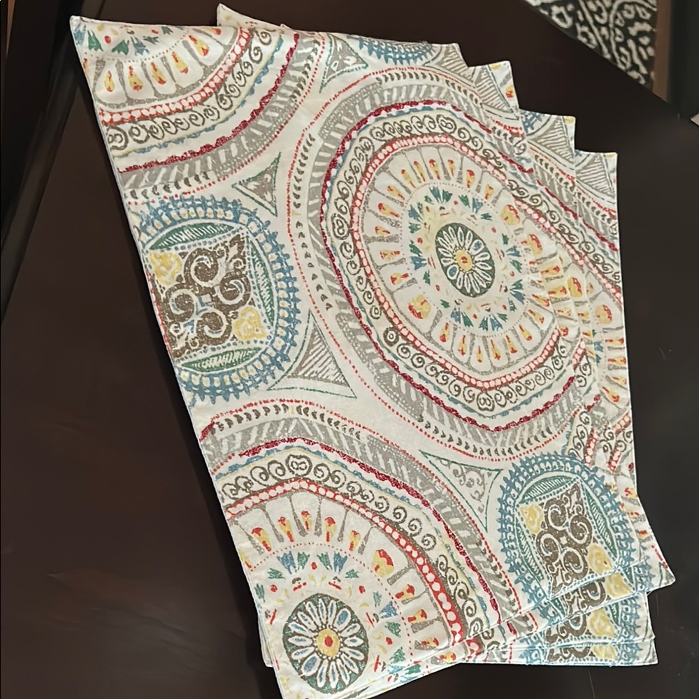 Colorful Patterned Placemats